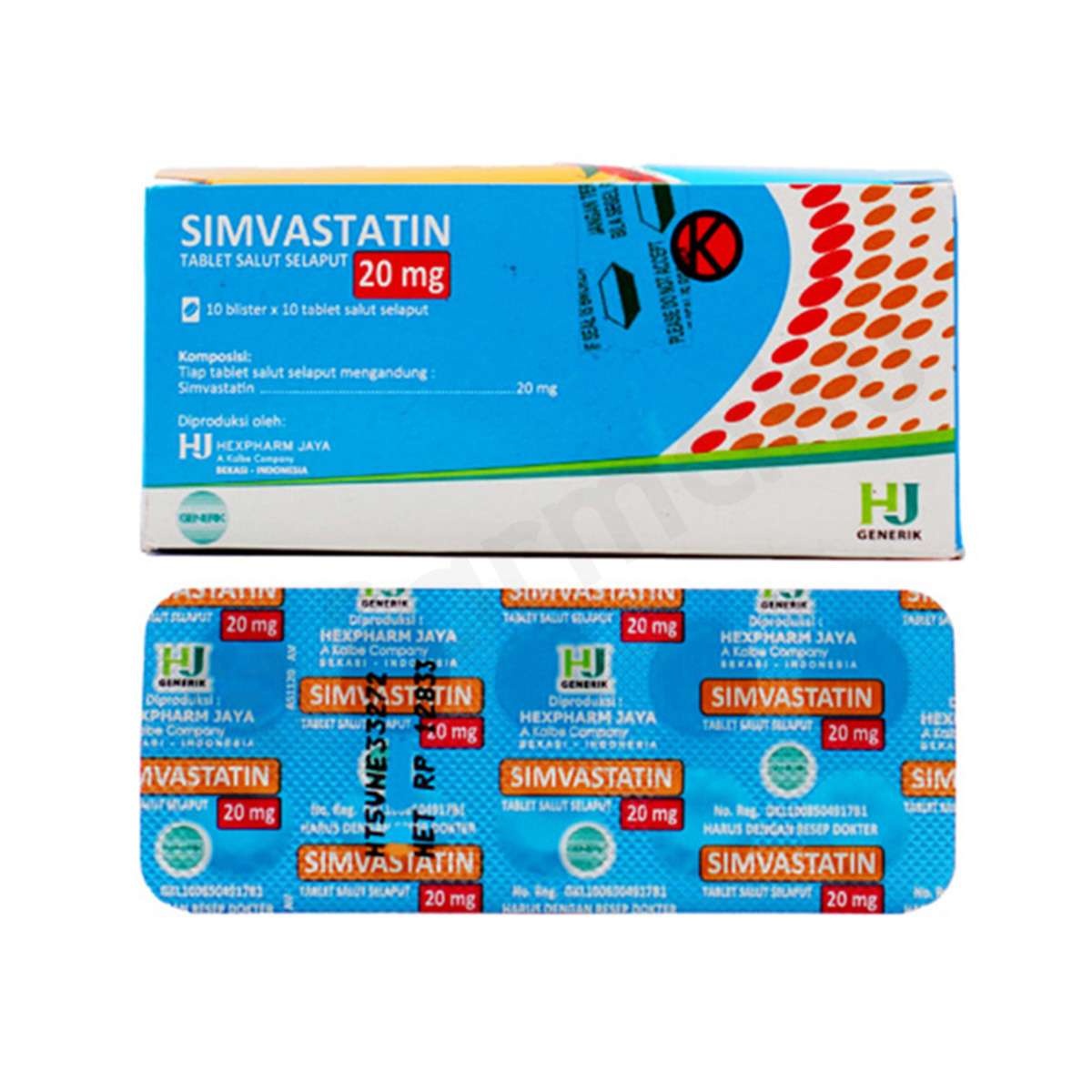 HJ Simvastatin 20 mg